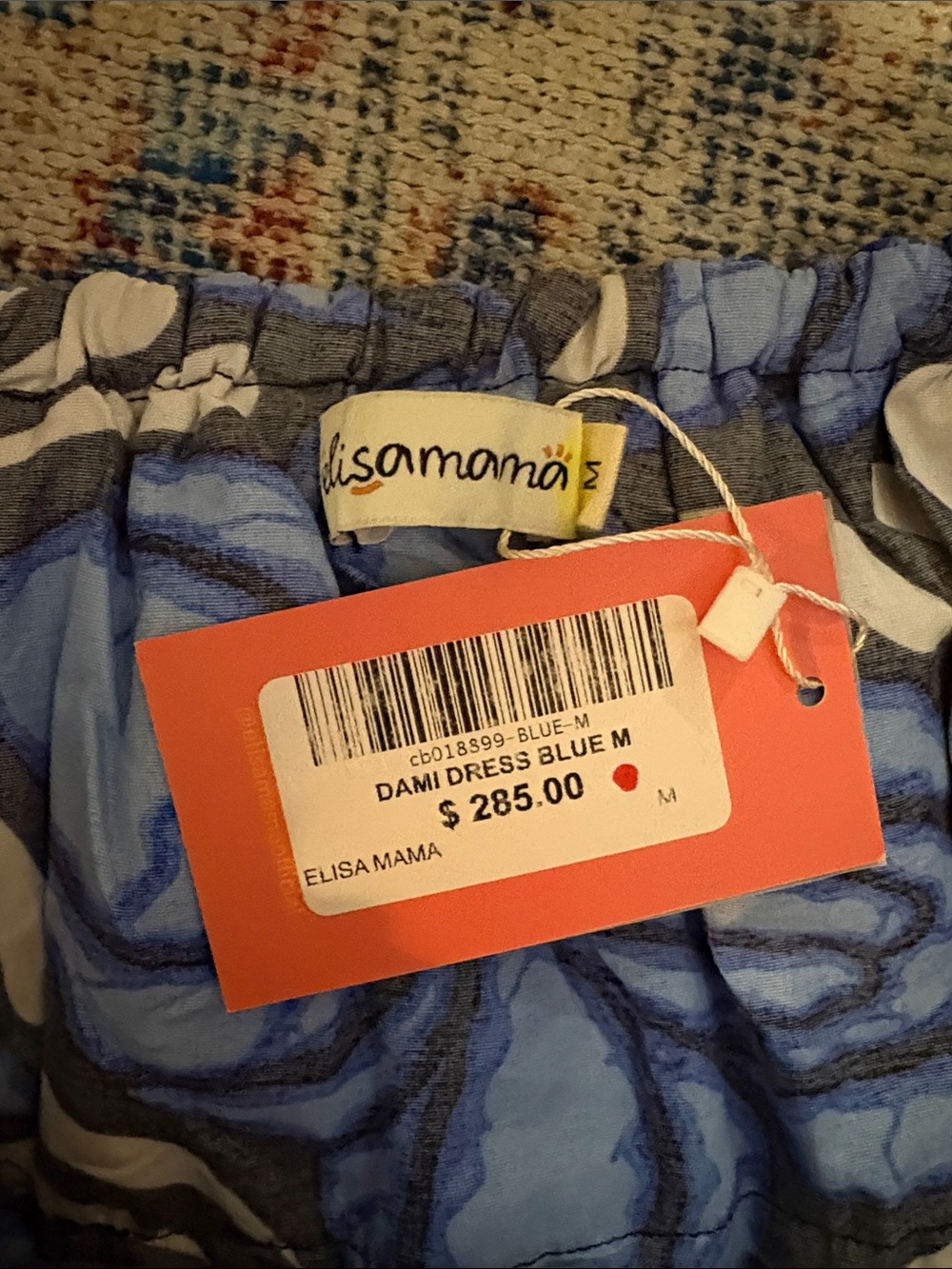 Elisamama Dami Dress in Blue SZ M NWT - Picture 2 of 2